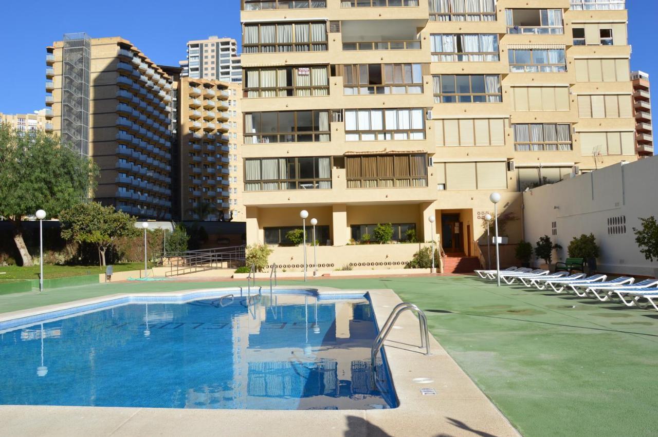 Apto With Pool Gemelos IV Benidorm Exteriör bild