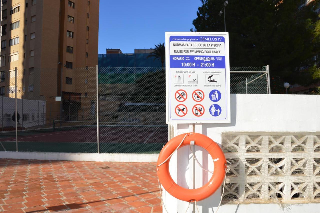 Apto With Pool Gemelos IV Benidorm Exteriör bild
