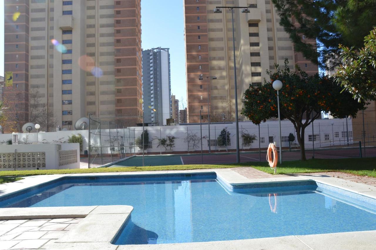 Apto With Pool Gemelos IV Benidorm Exteriör bild