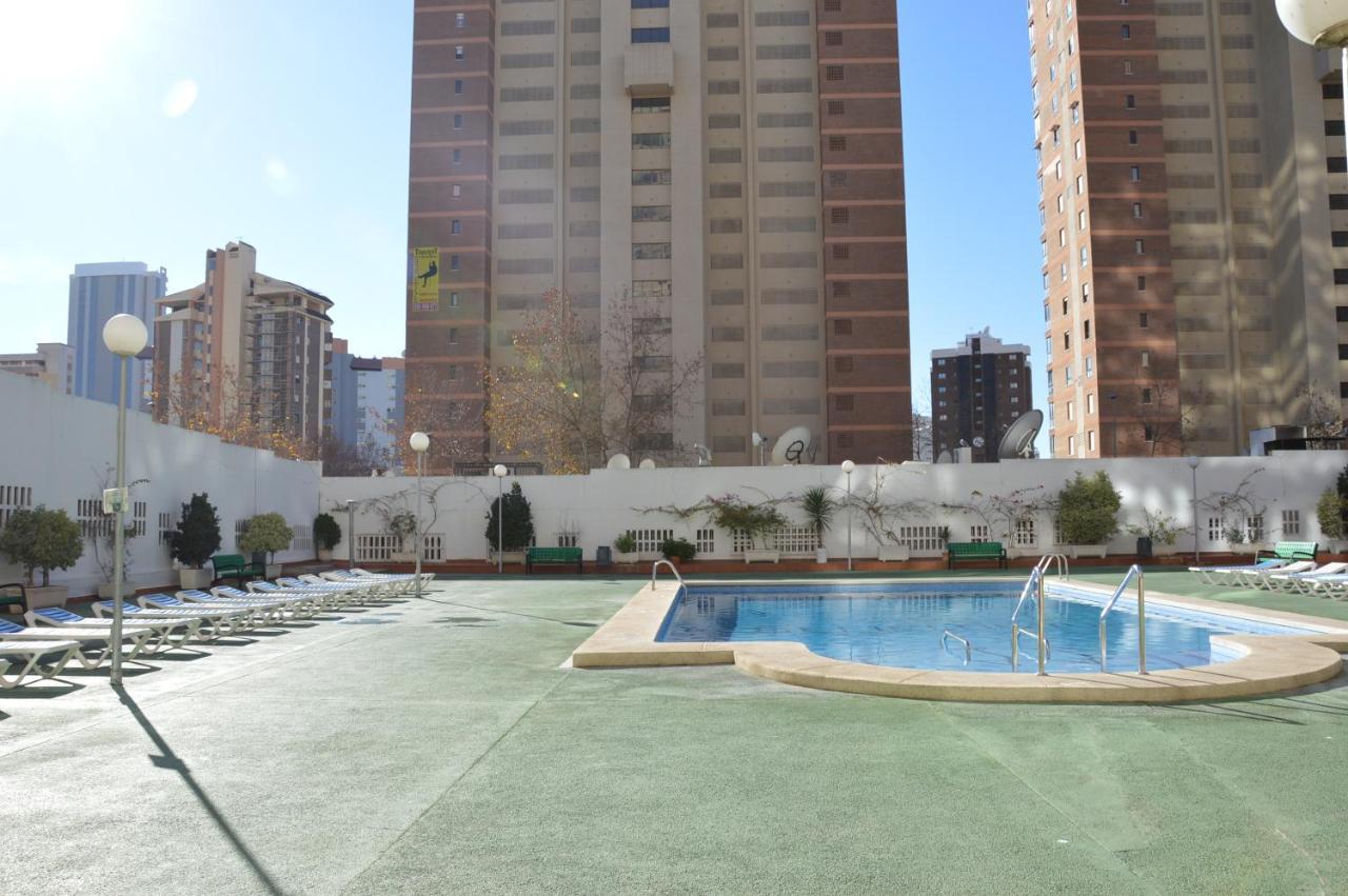Apto With Pool Gemelos IV Benidorm Exteriör bild